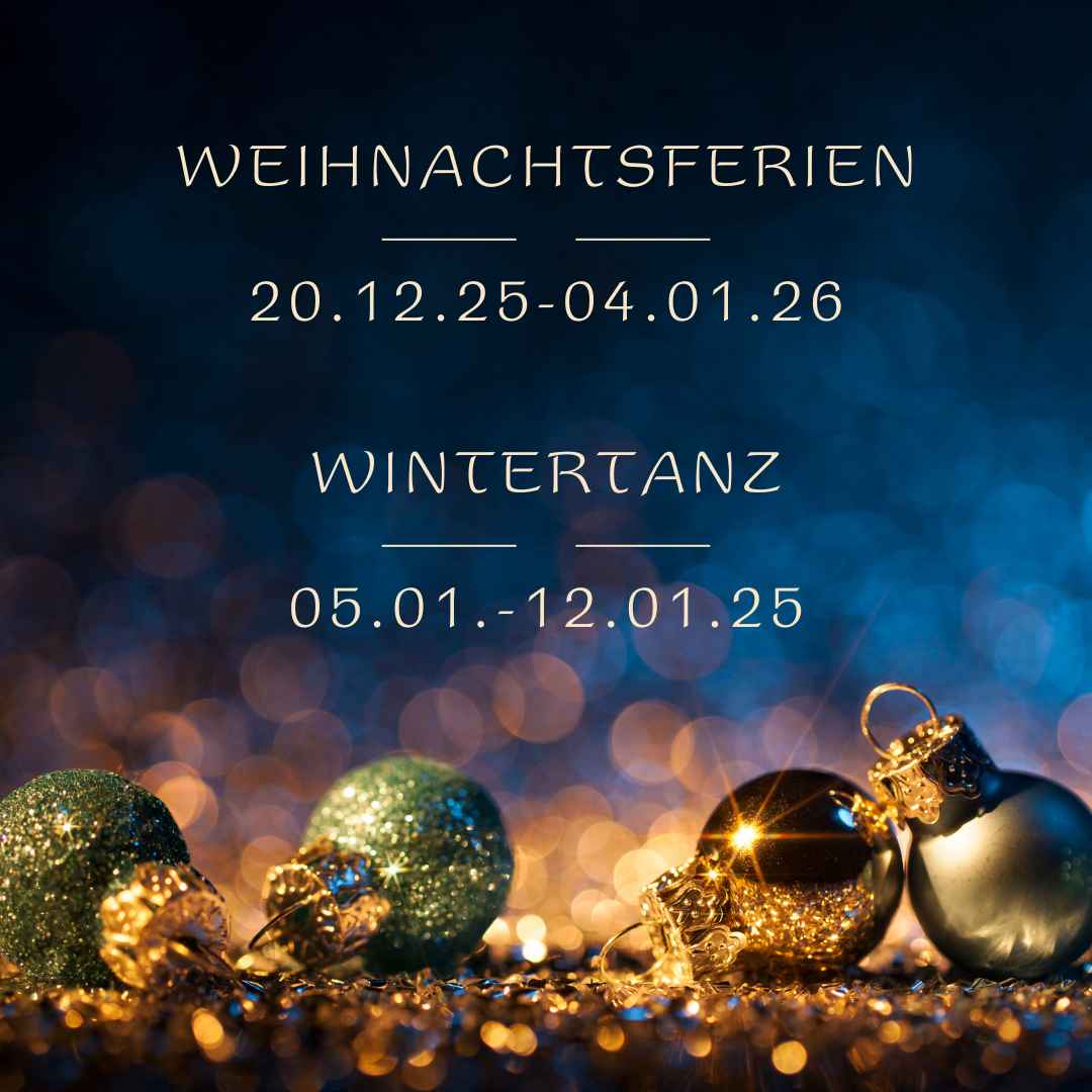 Weihnachtsferien & Wintertanzklassen im OT pur - Move your Belly