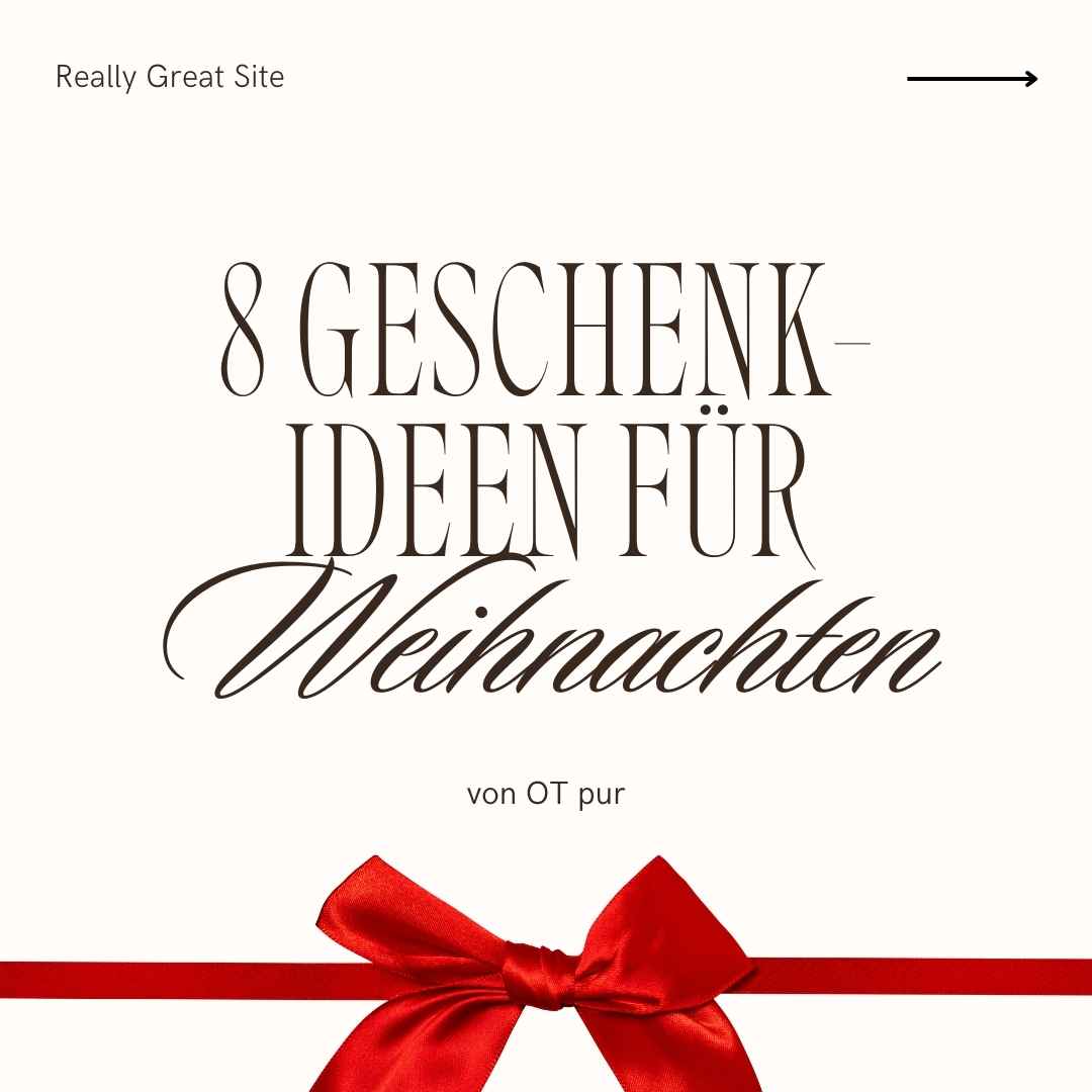 Acht Weihnachtsgeschenkideen von OT pur - Move your Belly